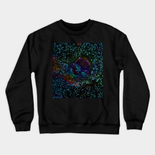 Black Panther Art - Glowing Edges 180 Crewneck Sweatshirt